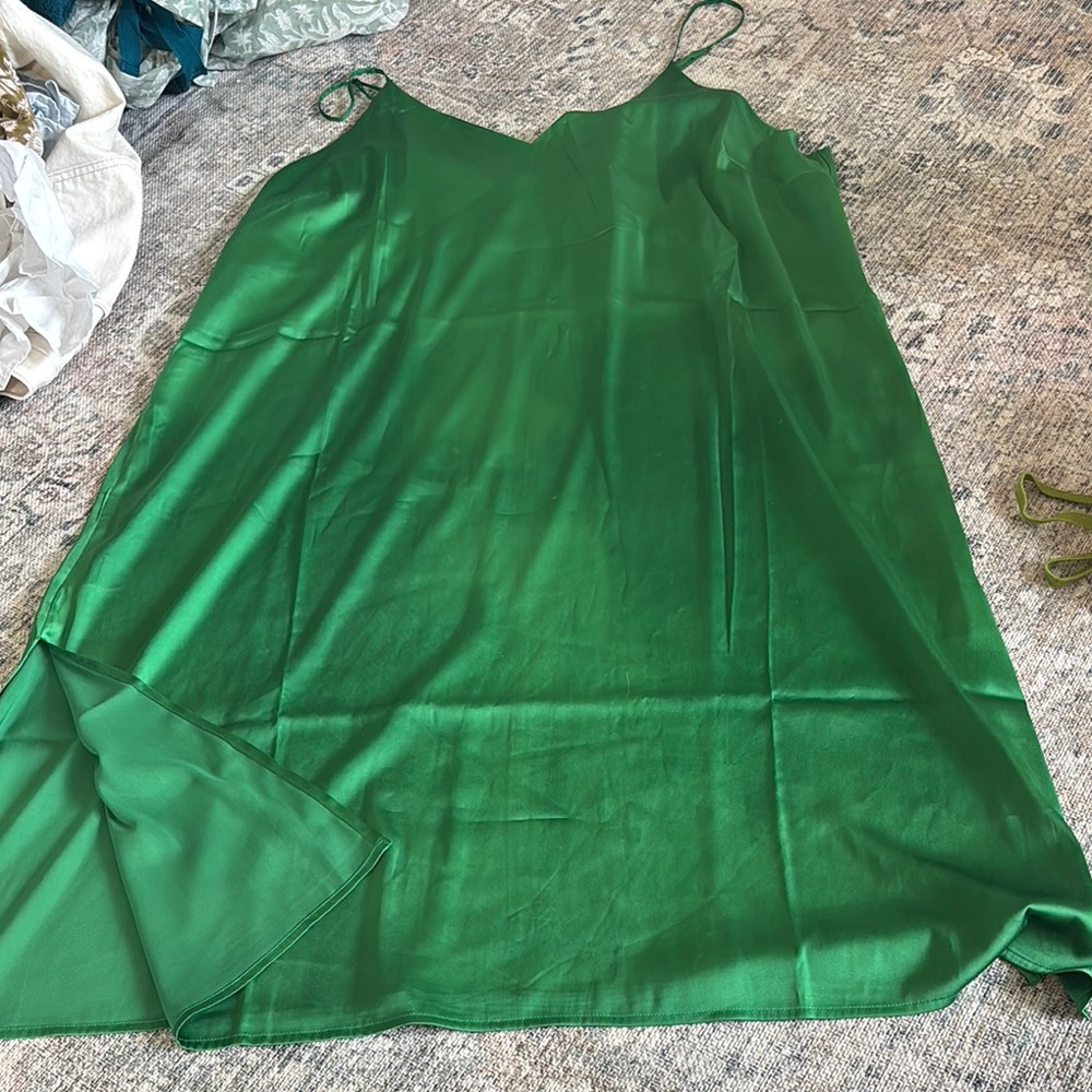 Satin slip dress